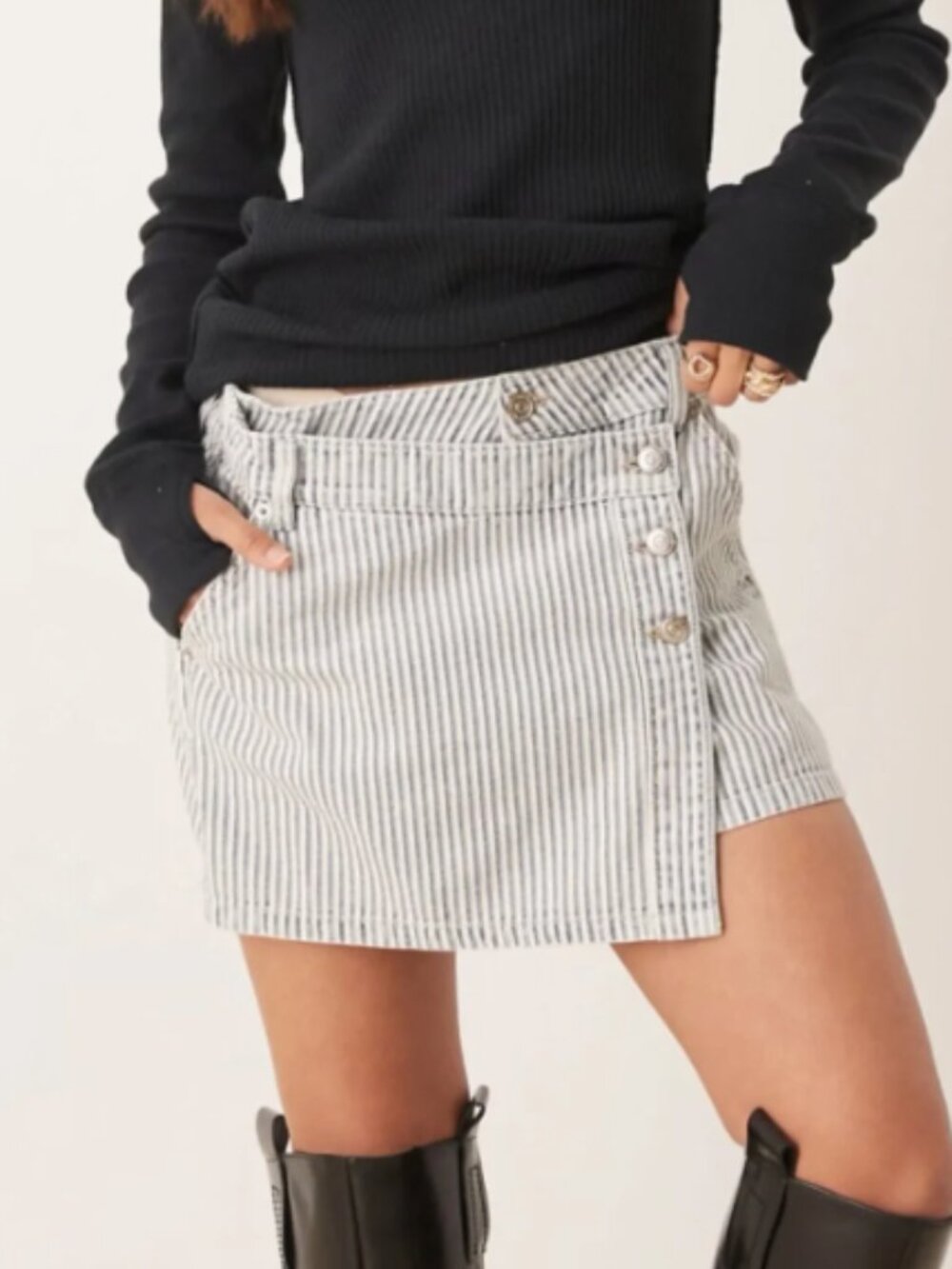 *NWT* Free People We the Free Wynne Striped Skirt Size 31